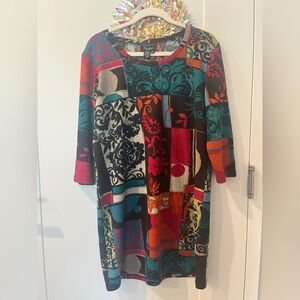 Papillon Multicolor Patterned Dress - M/L